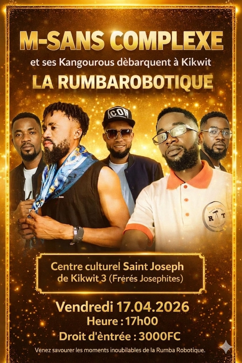 Concert M-SANS COMPLEXE à Kikwit